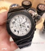 Solid Black Audemars Piguet Royal Oak Offshore Chronograph Watches 42mm